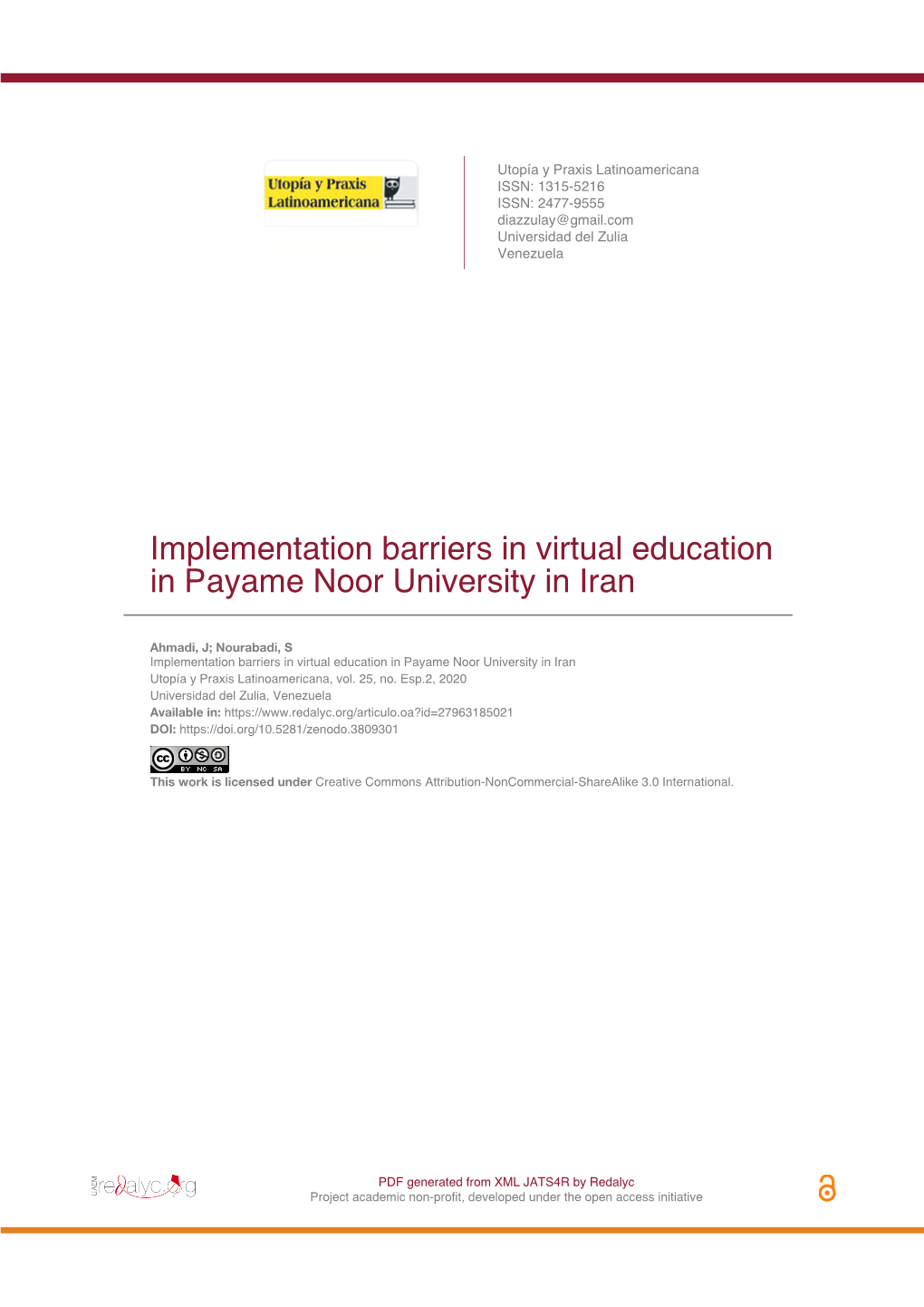 Implementation Barriers in Virtual Education in Payame Noor University in Iran