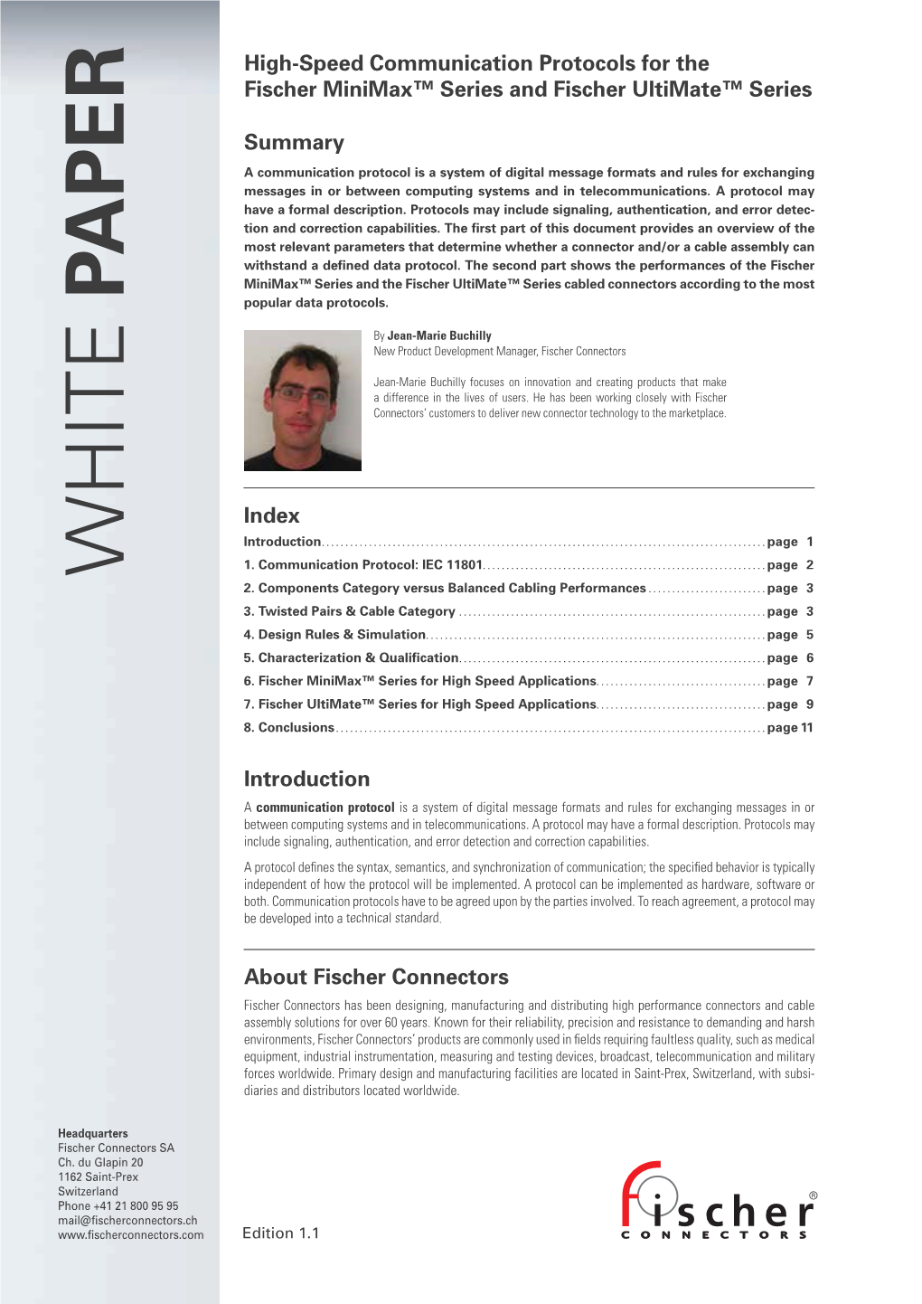 WHITE PAPER Edition 1.1 8