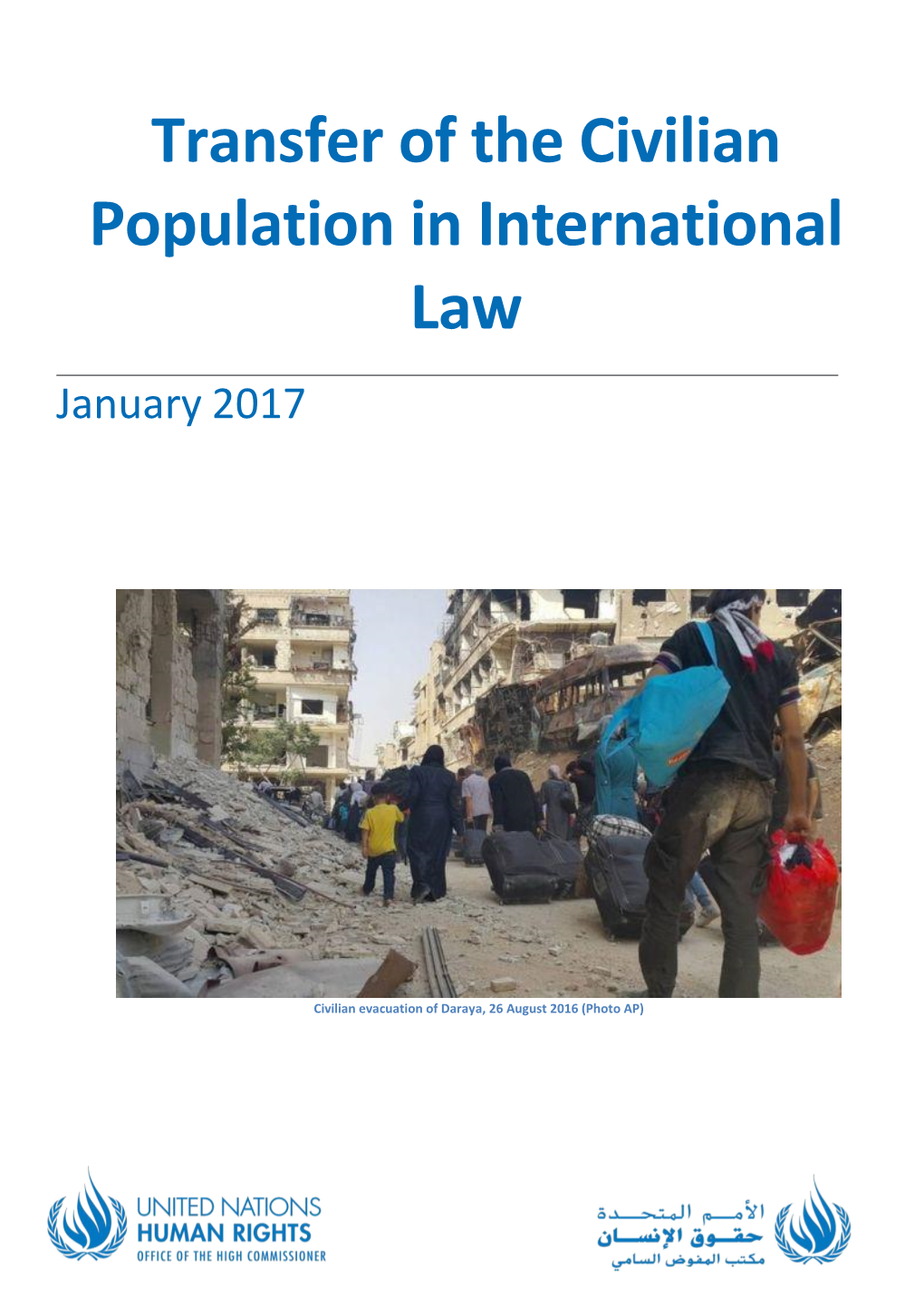 Transfer of the Civilian Population in International Law