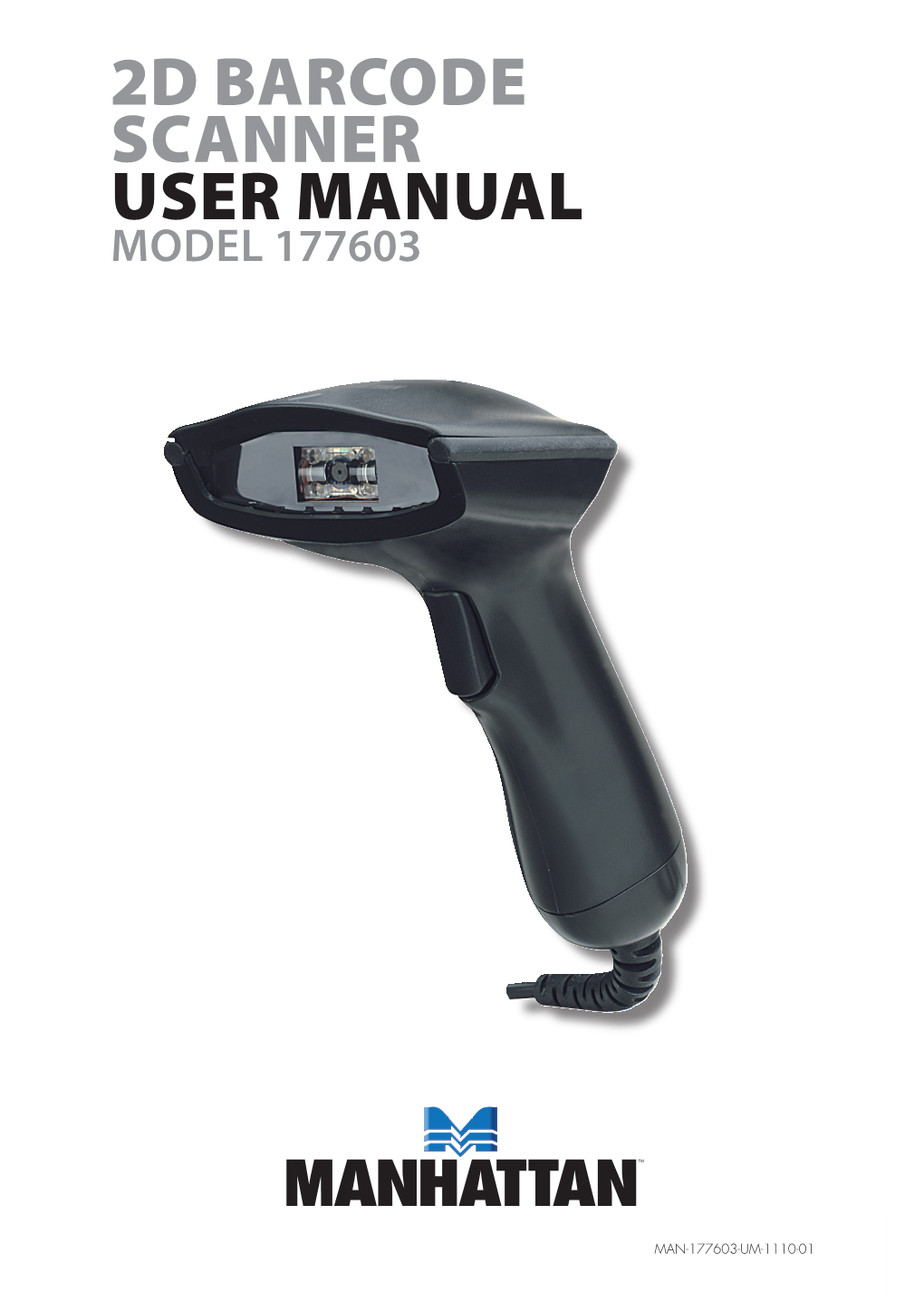 2D Barcode Scanner USER MANUAL Model 177603