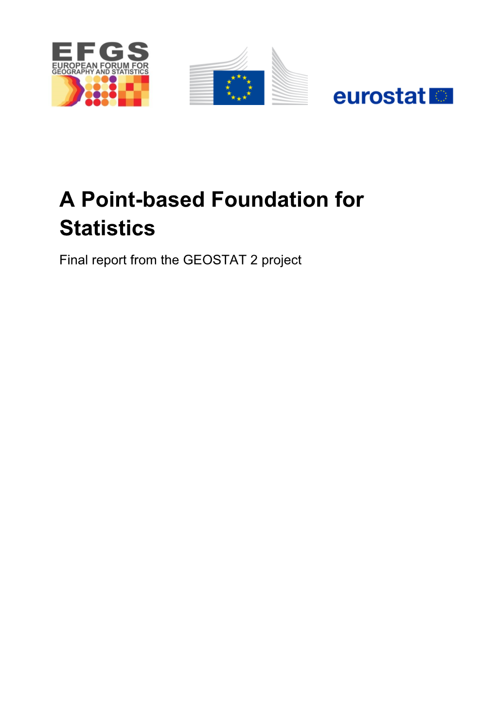 A Point-Based Foundation for Statistics