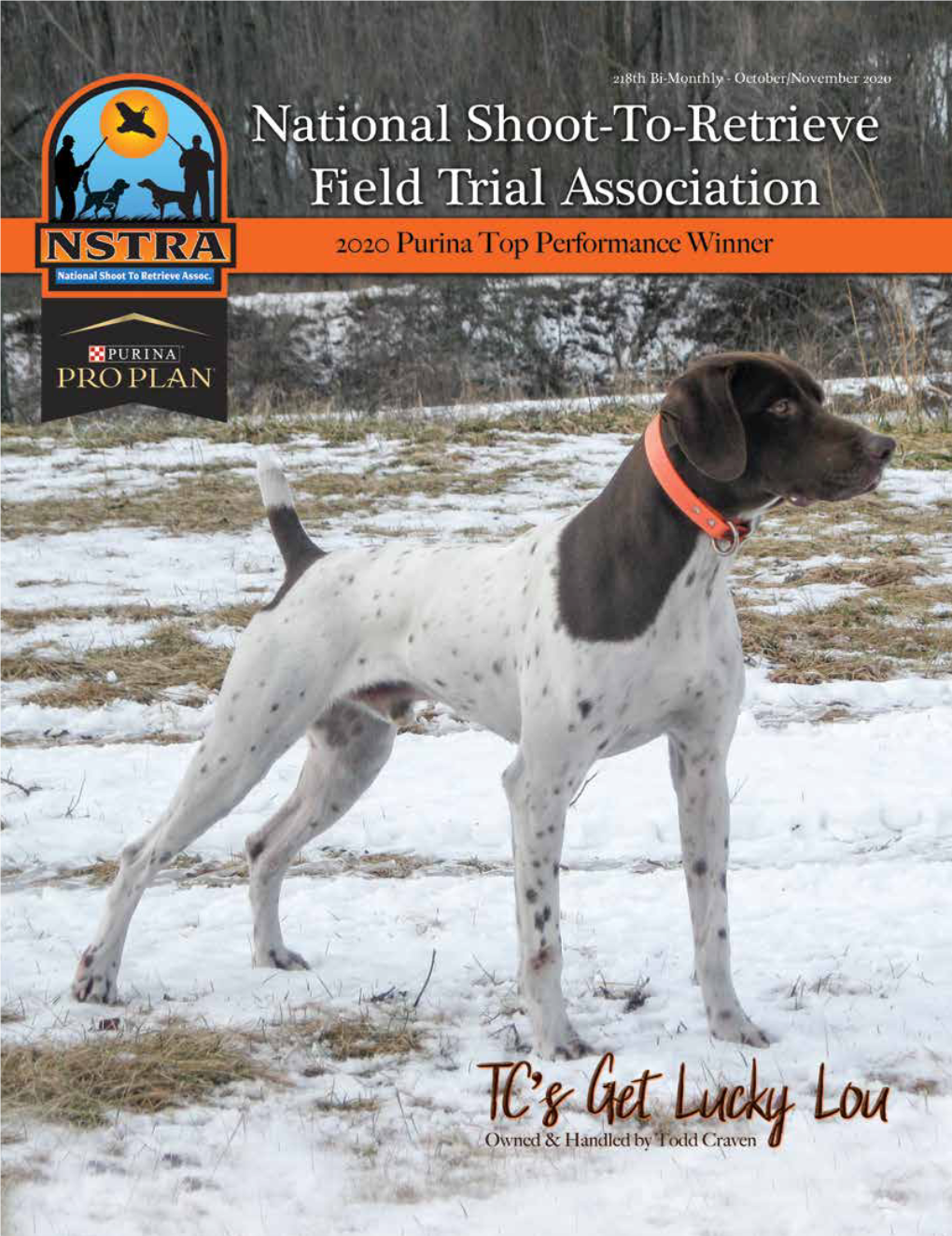 National Shoot-To-Retrieve Field Trial Association 2020 PURINA TOP PERFORMANCE WINNER