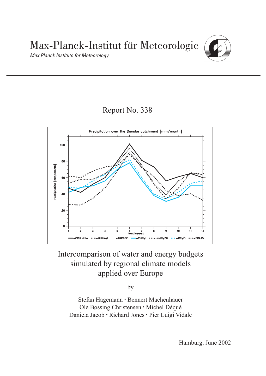 Intercomparison of Water and Energy Budgets Simulated by Regional Climate Models Applied Over Europe