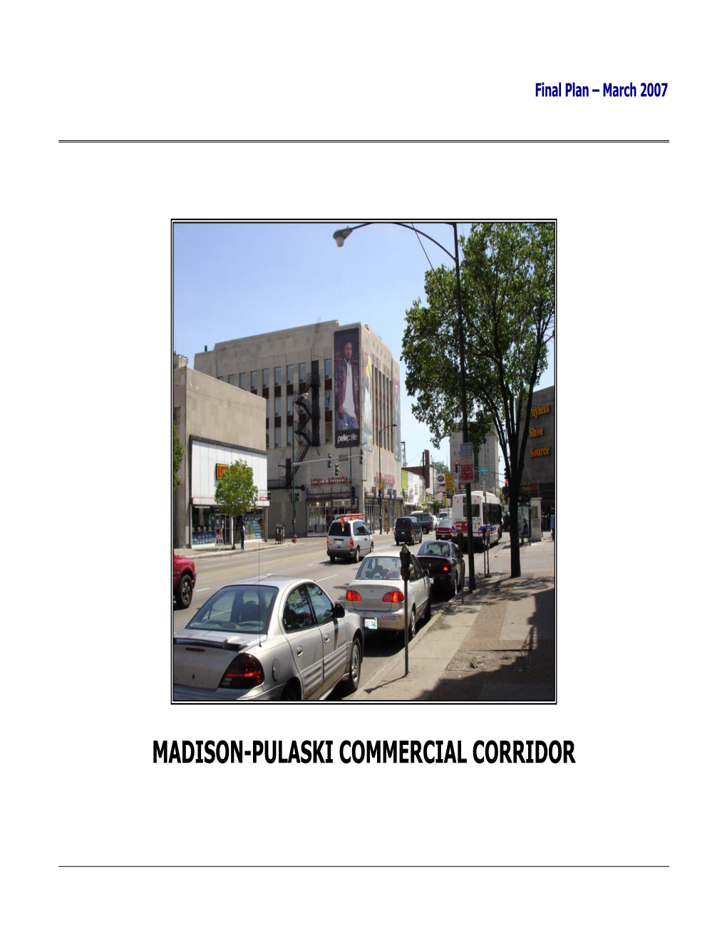 Madison Pulaski Corridor Redevelopment Plan