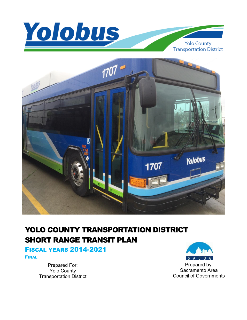 Yolo County Transportation District Short Range Transit Plan
