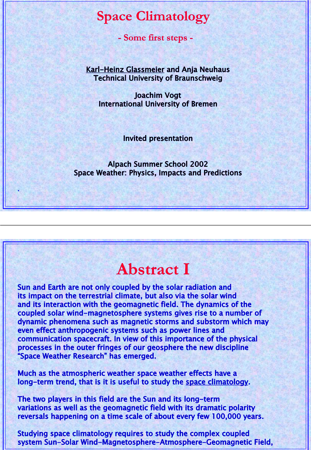 The Geomagnetic Field