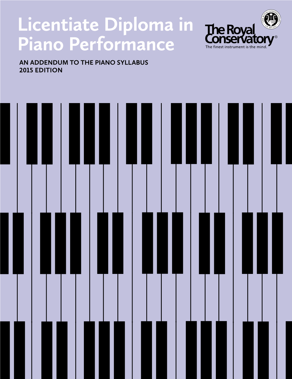 Licentiate Diploma in Piano Performance Syllabus