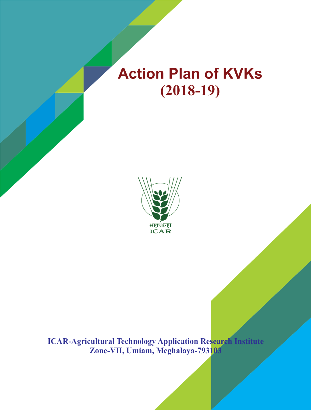 Action Plan of Kvks (2018-19)