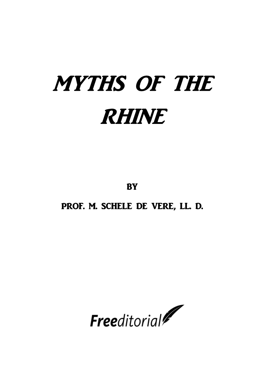 Myths of the Rhine