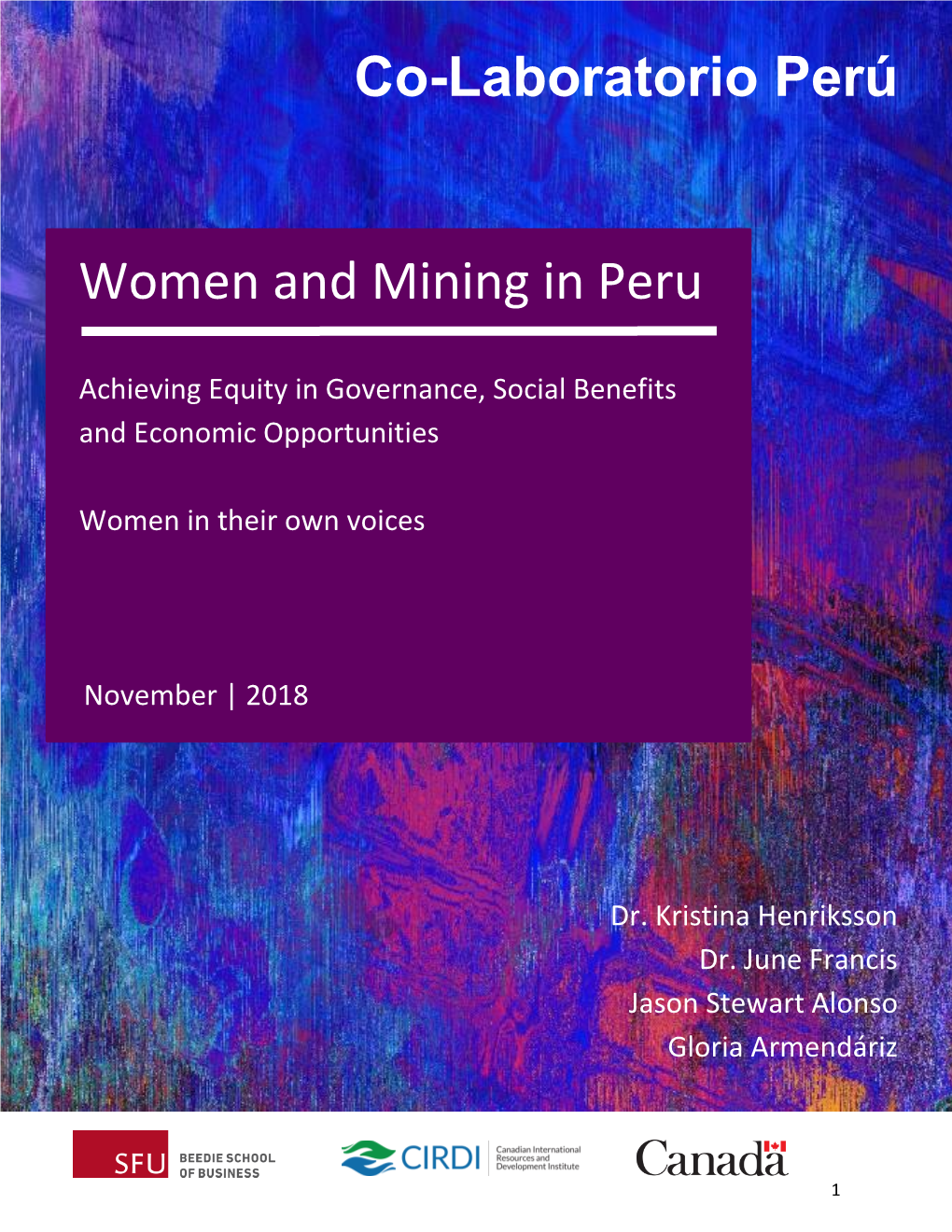 Women and Mining in Peru Co-Laboratorio Perú