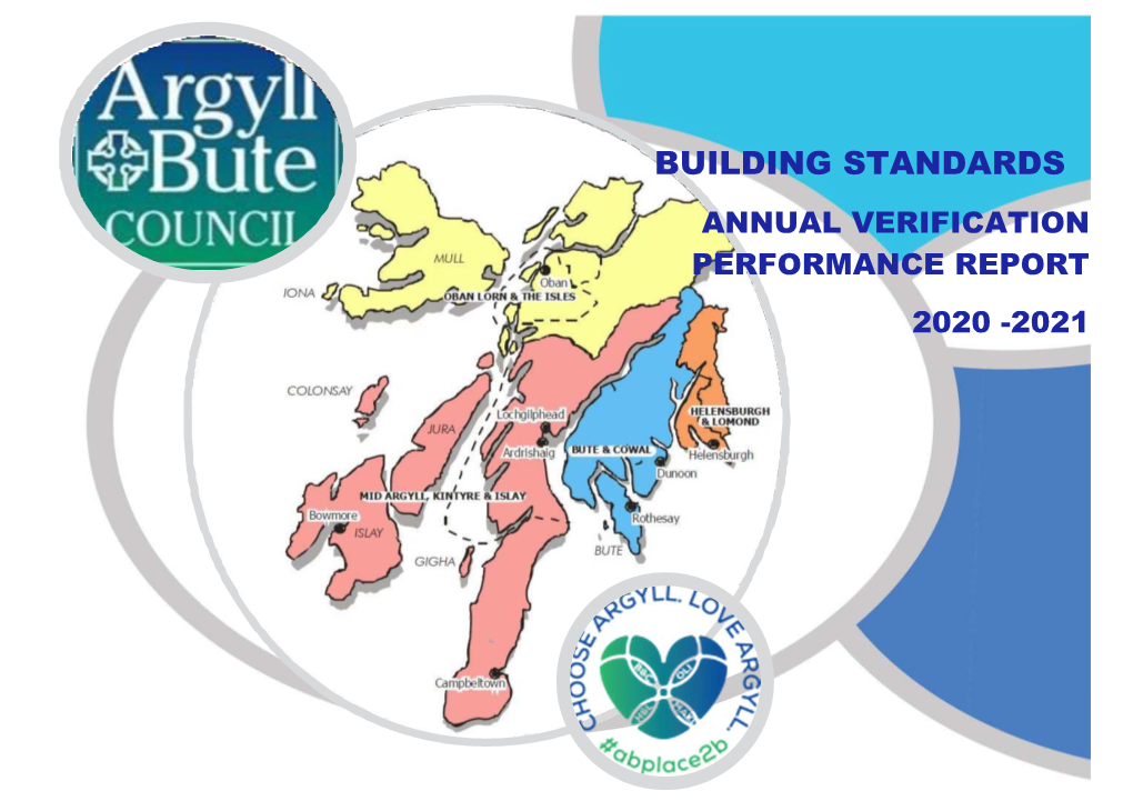 Building Standards Annual Verification Performance Report 2020 -2021