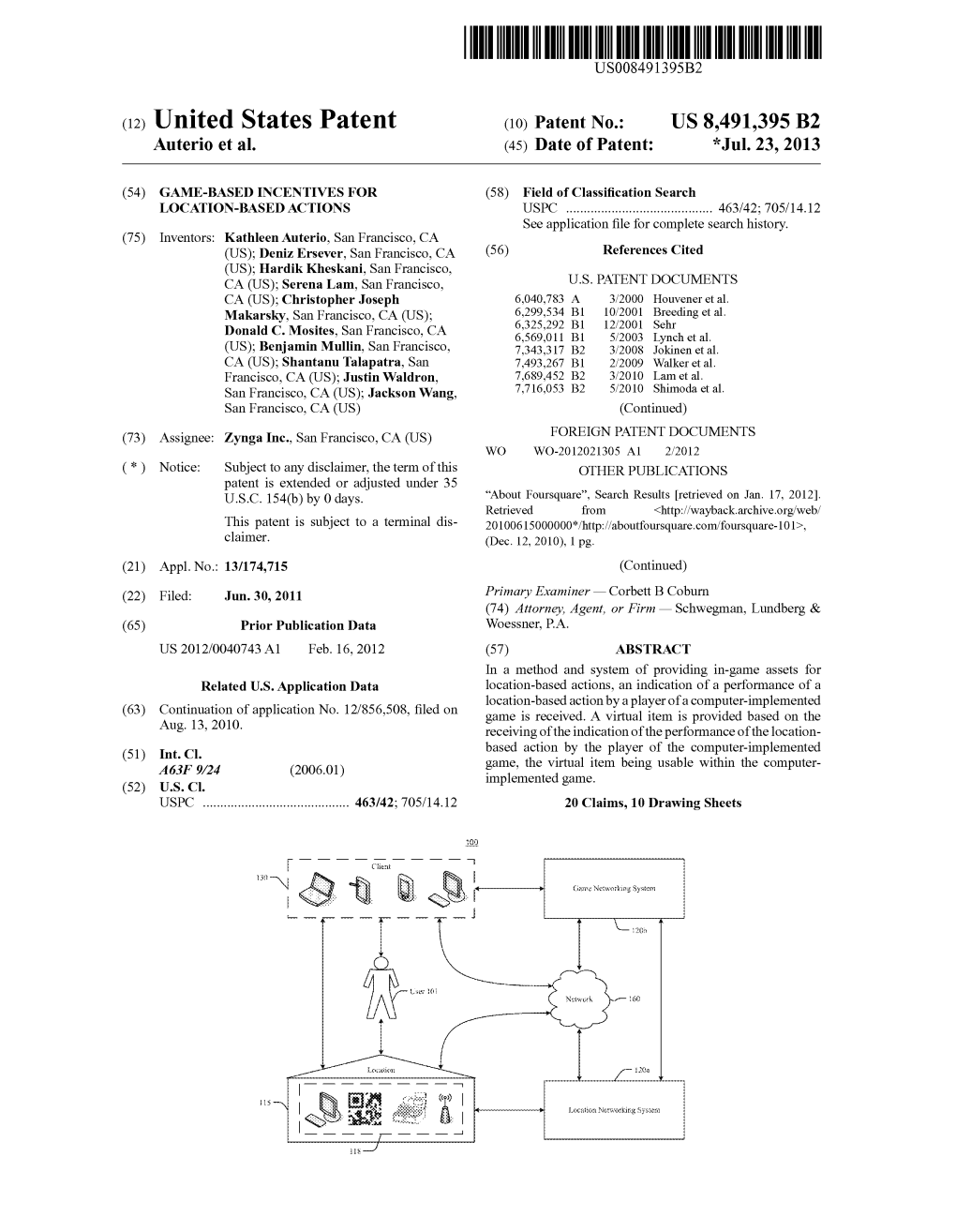 (12) United States Patent (10) Patent No.: US 8.491,395 B2 Auterio Et Al