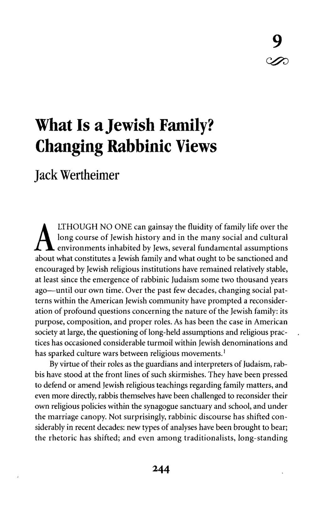 9 Changing Rabbinic Views