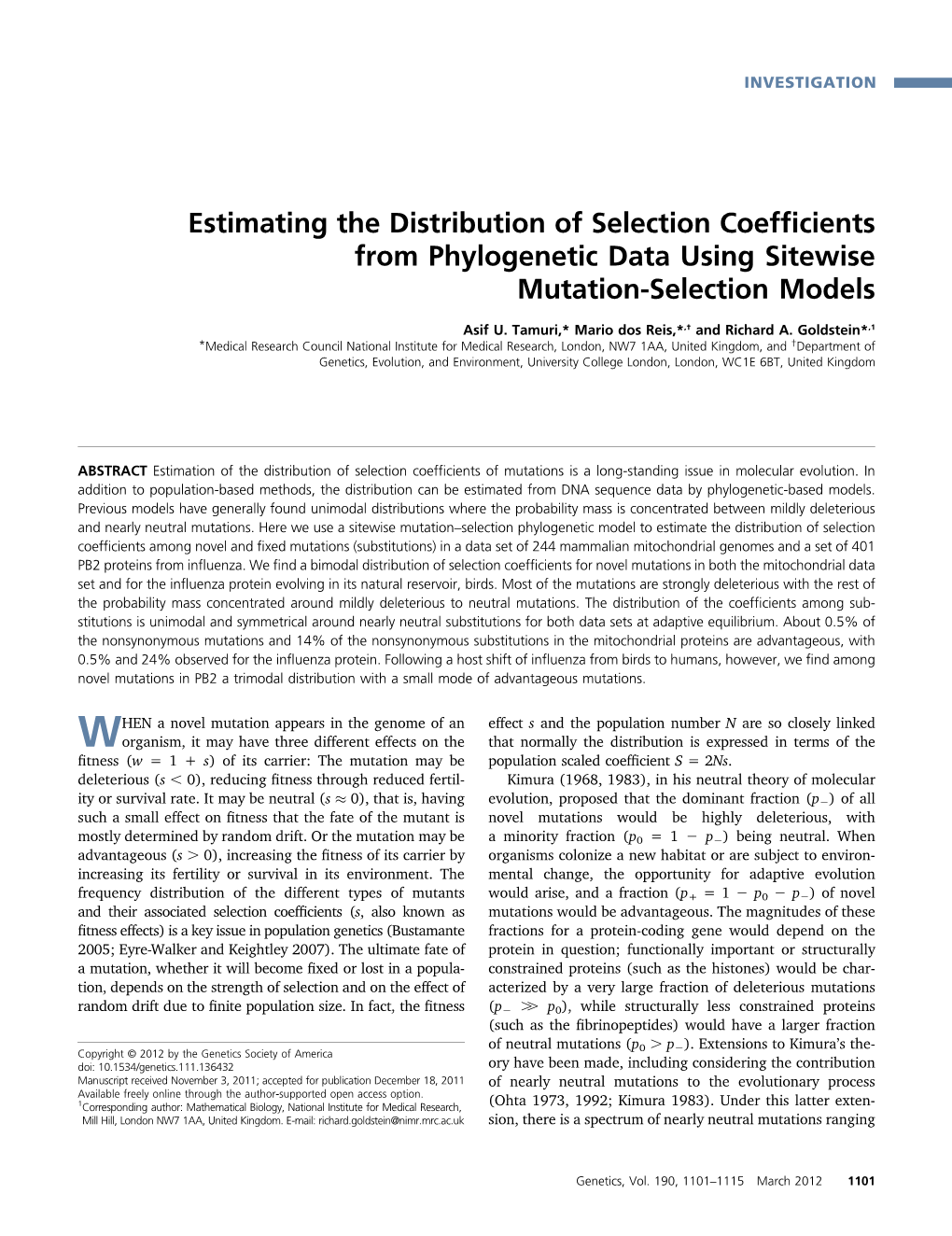 Estimating the Distribution of Selection Coefficients from Phylogenetic