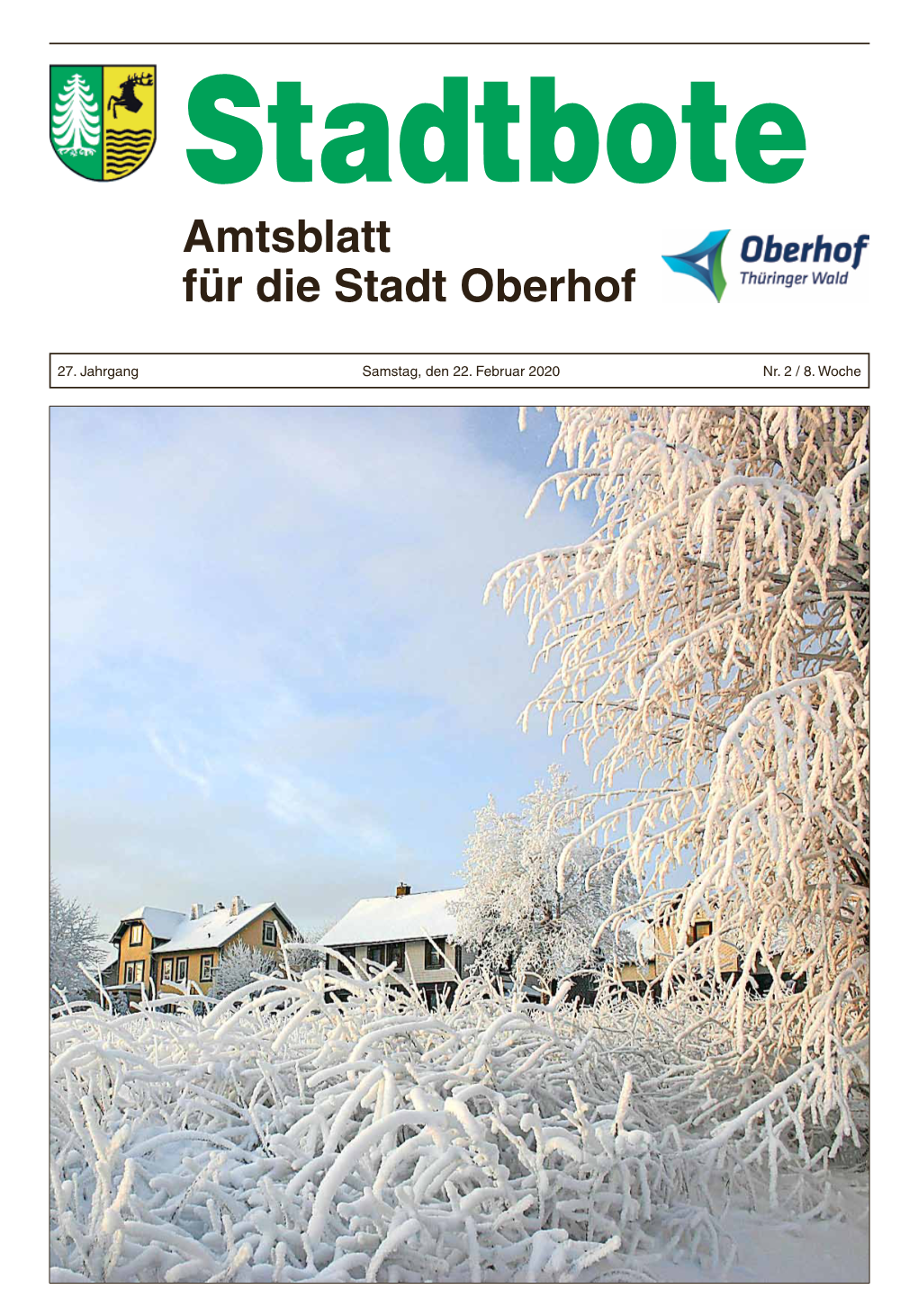 Stadtbote Oberhof Februar 2020