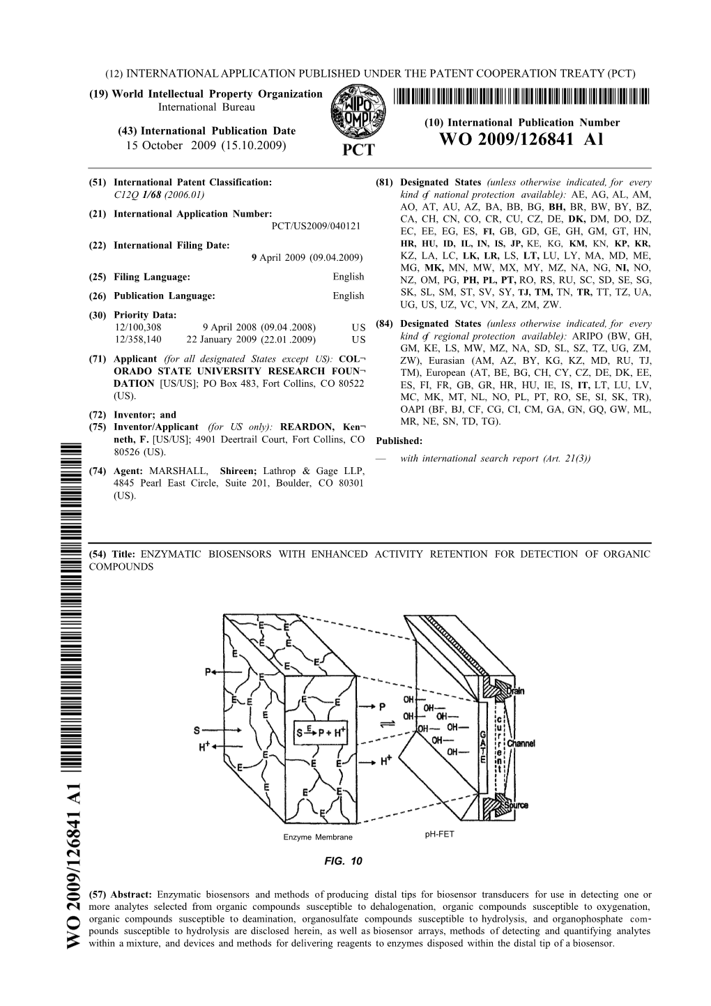 WO 2009/126841 Al