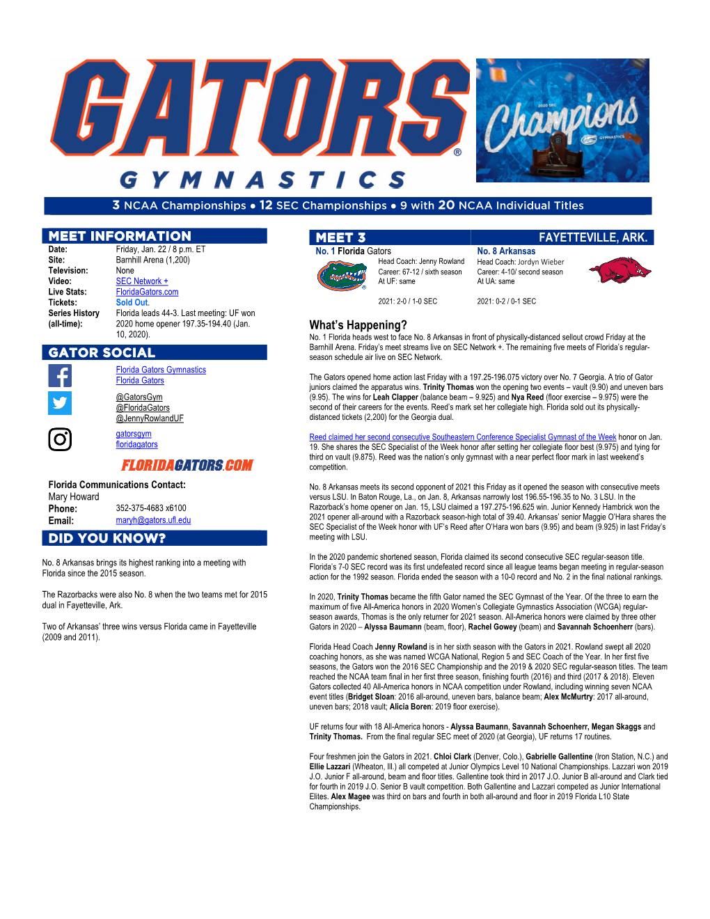 Meet Information Gator Social Did You Know? Meet 3