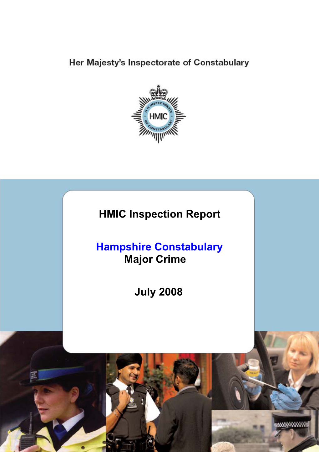 Hampshire Phase 2, Major Crime