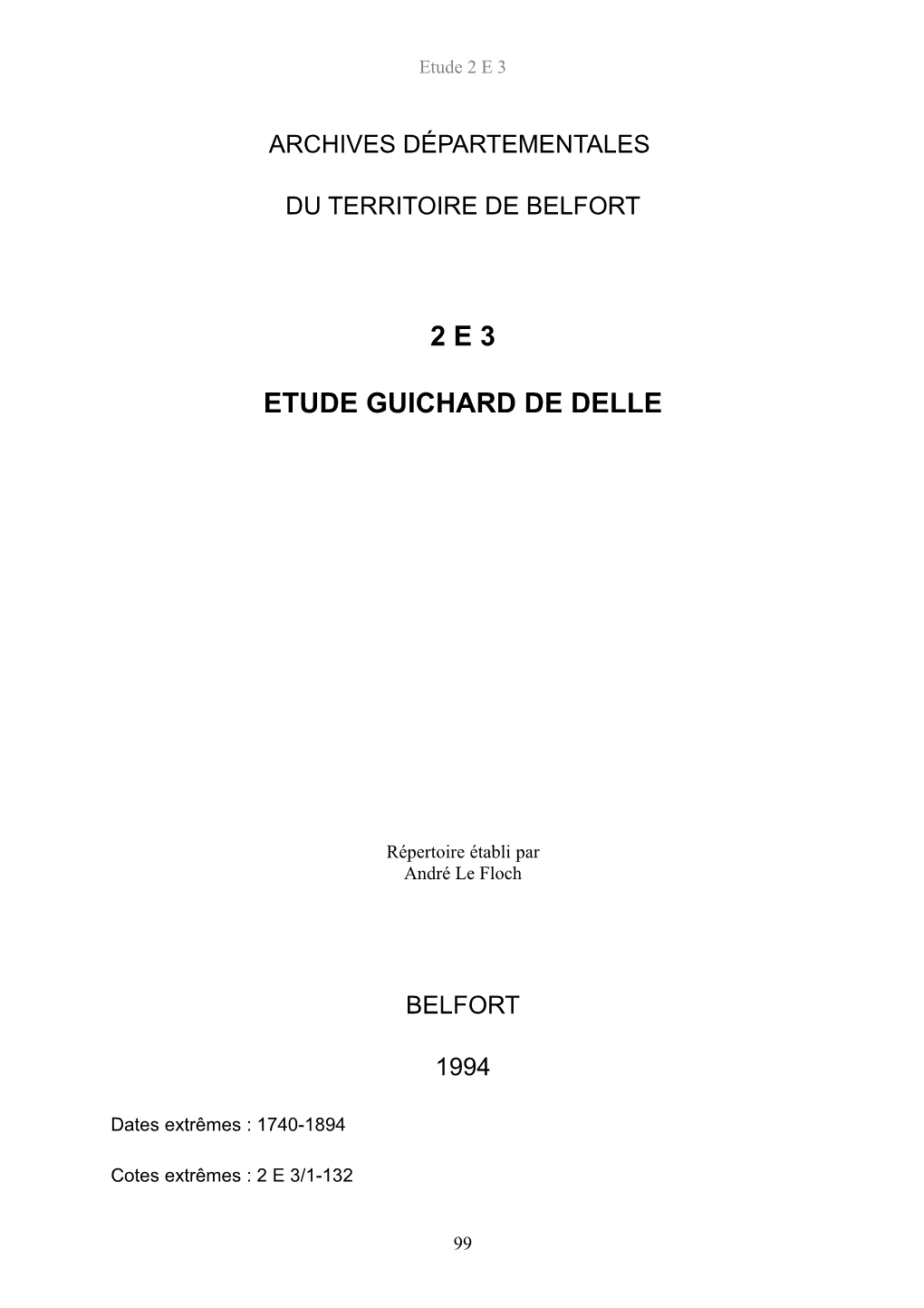 2 E 3 Etude Guichard De Delle