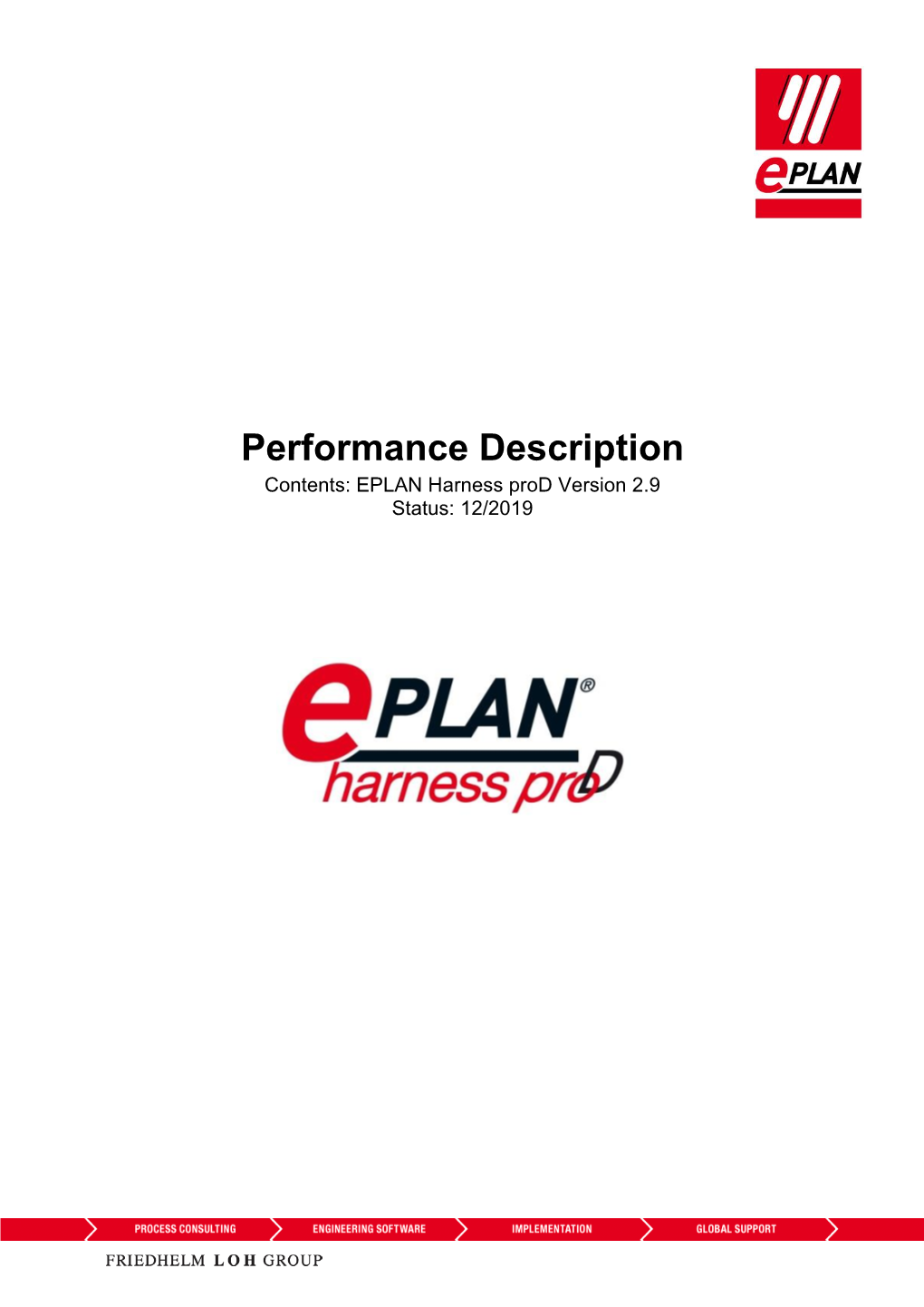 Performance Description EPLAN Harness Prod