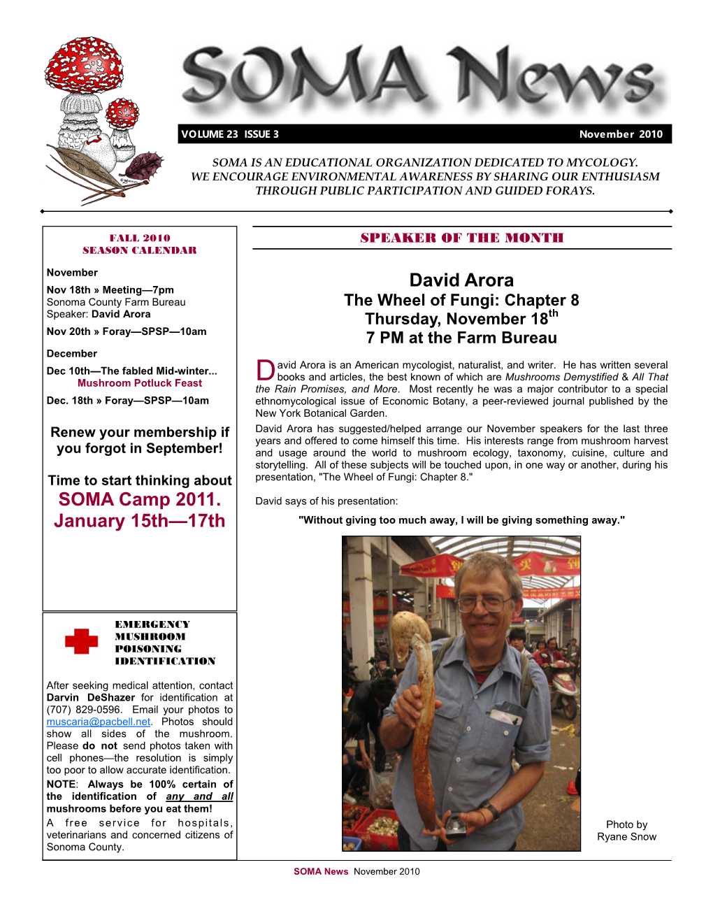 SOMA News November 2010