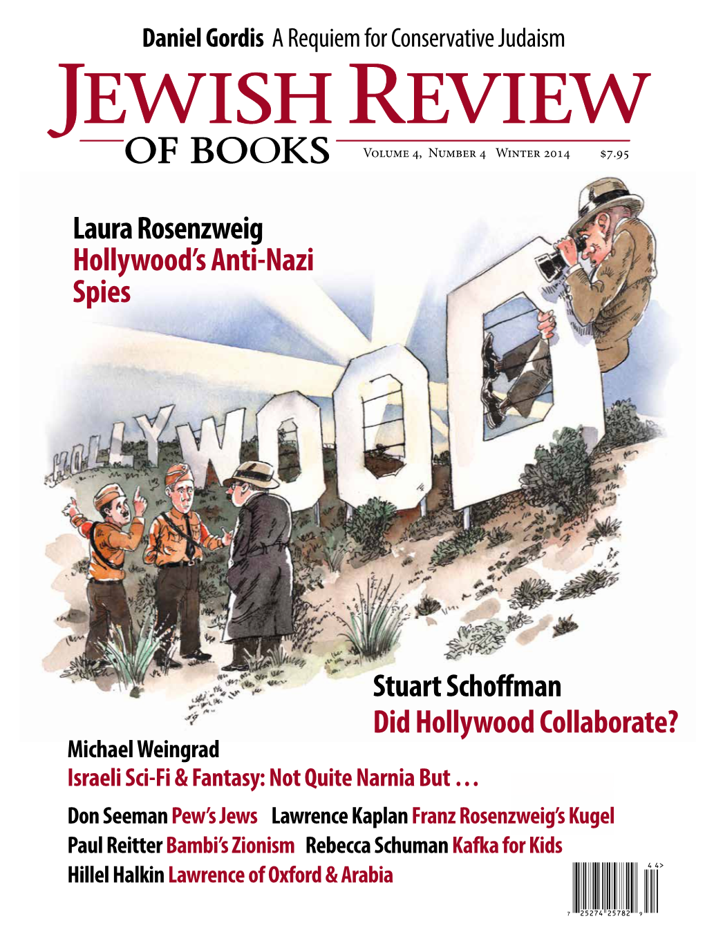 JEWISH REVIEW of BOOKS Volume 4, Number 4 Winter 2014 $7.95