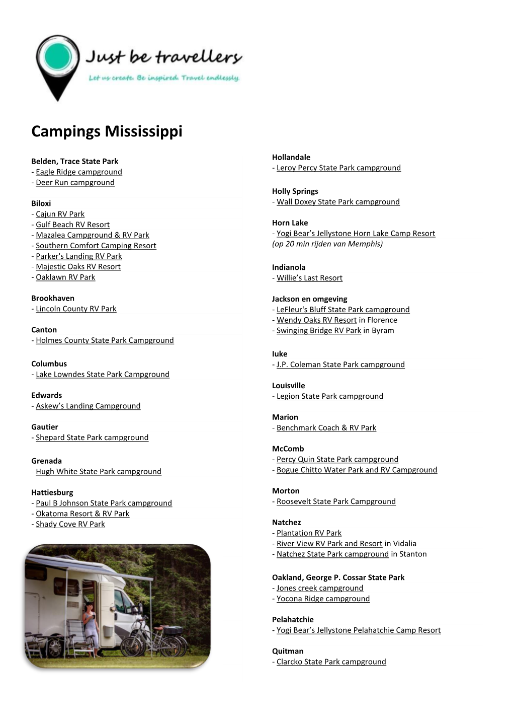 Campings Mississippi