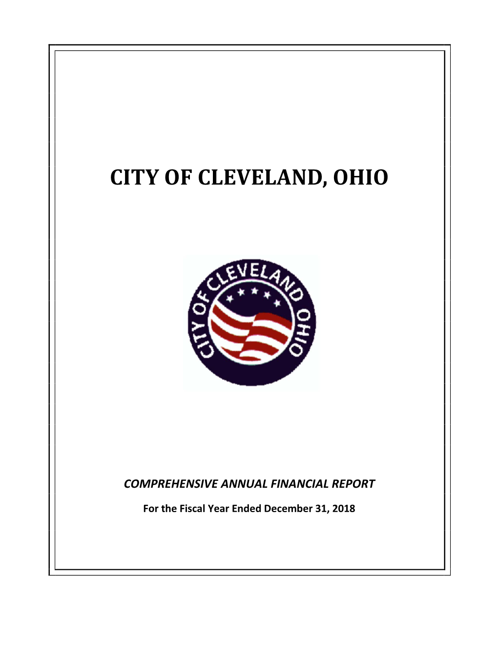 City of Cleveland, Ohio