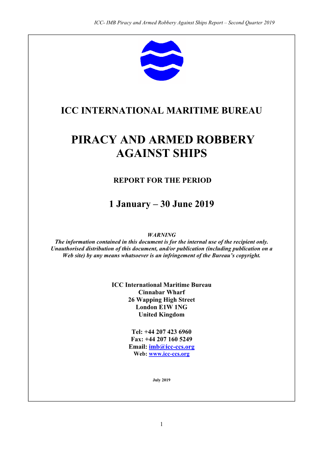 Icc International Maritime Bureau