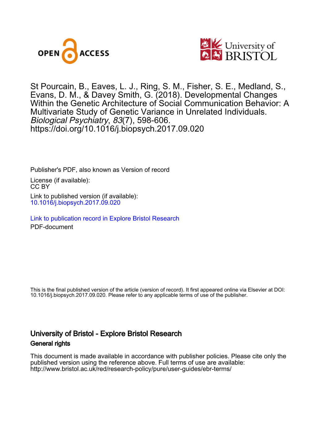 A Multivariate Study of Genetic Variance in Unrelated Individuals