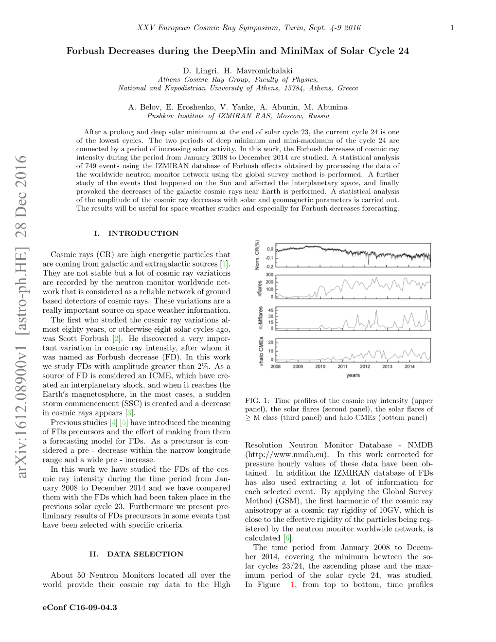 Arxiv:1612.08900V1 [Astro-Ph.HE] 28 Dec 2016