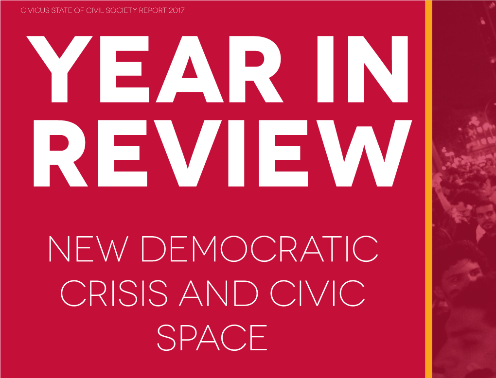 New Democratic Crisis and Civic Space