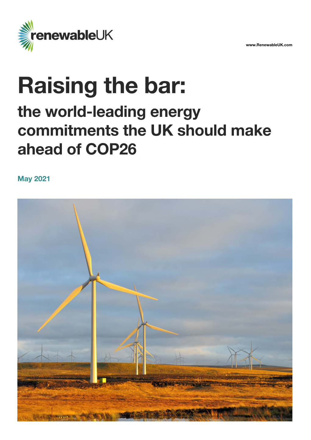 Raising the Bar: the World-Leading Energy Commitments the UK Should Make Ahead of COP26