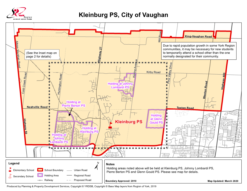 Kleinburg PS, City of Vaughan