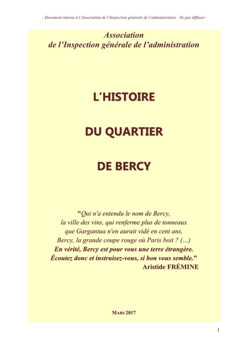 L'histoire Du Quartier De Bercy