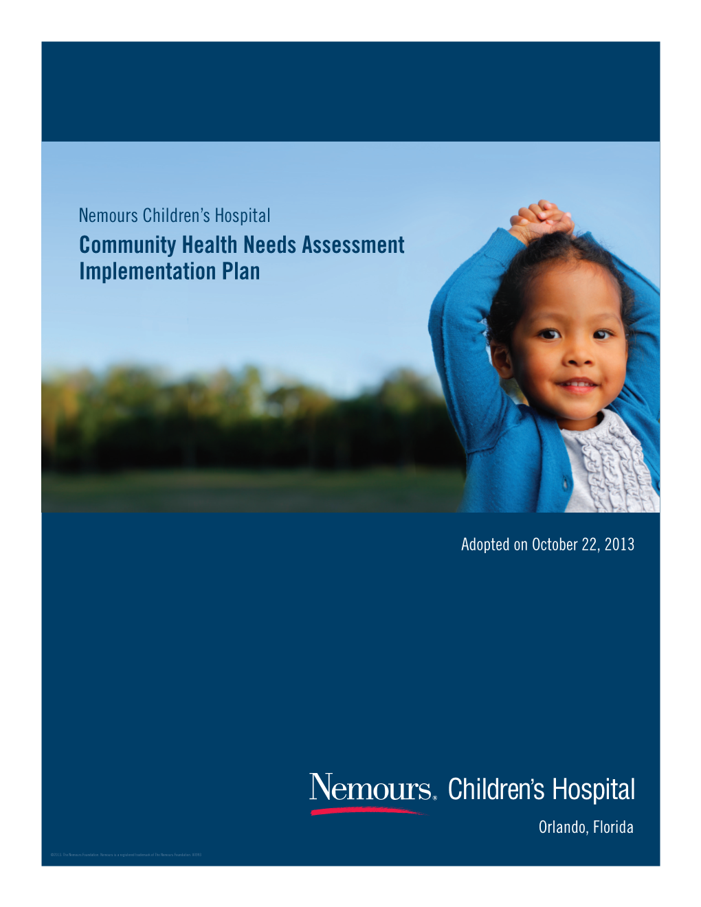 Community Health Needs Assessment Implementation Plan