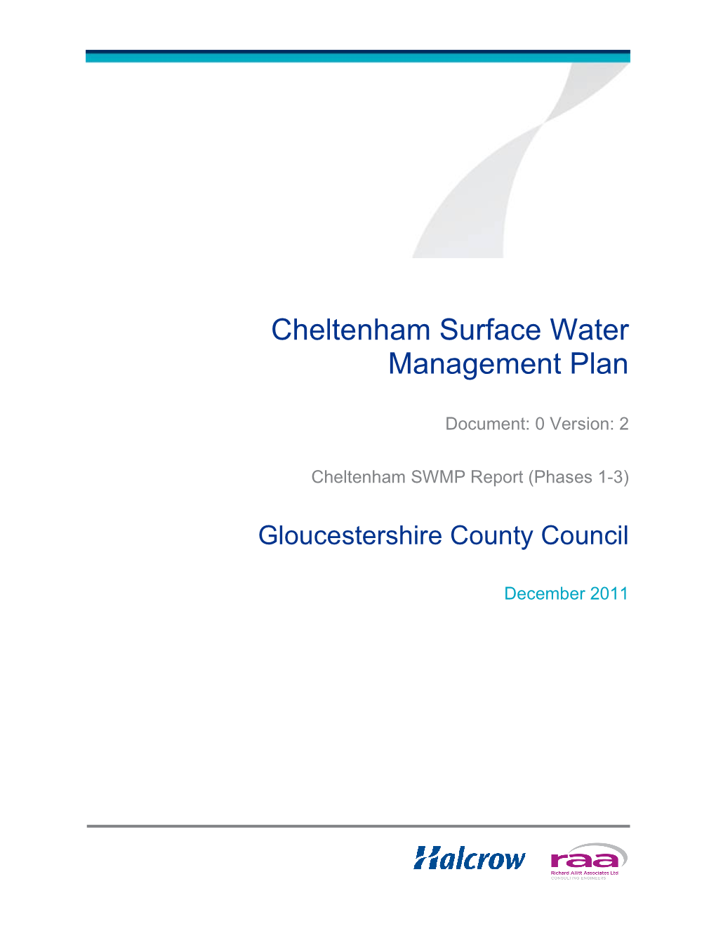 Cheltenham Surface Water Management Plan