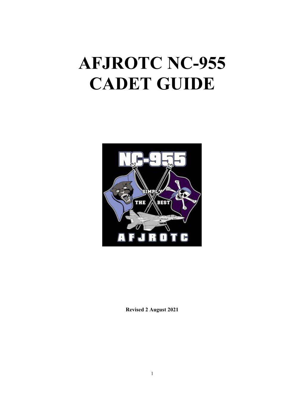 Afjrotc Nc-955 Cadet Guide