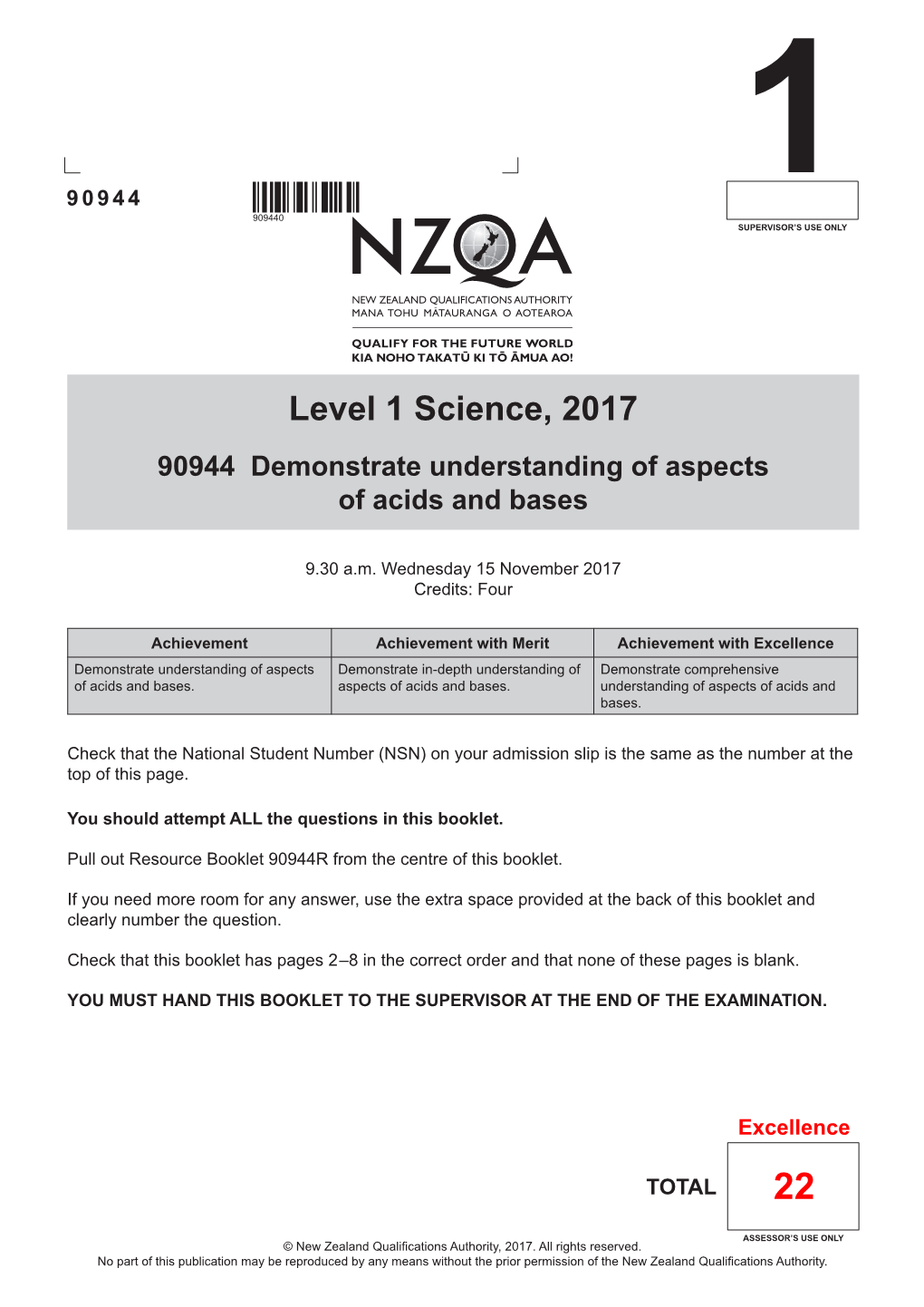 Excellence Demonstrate Understanding of Aspects Demonstrate In-Depth Understanding of Demonstrate Comprehensive of Acids and Bases