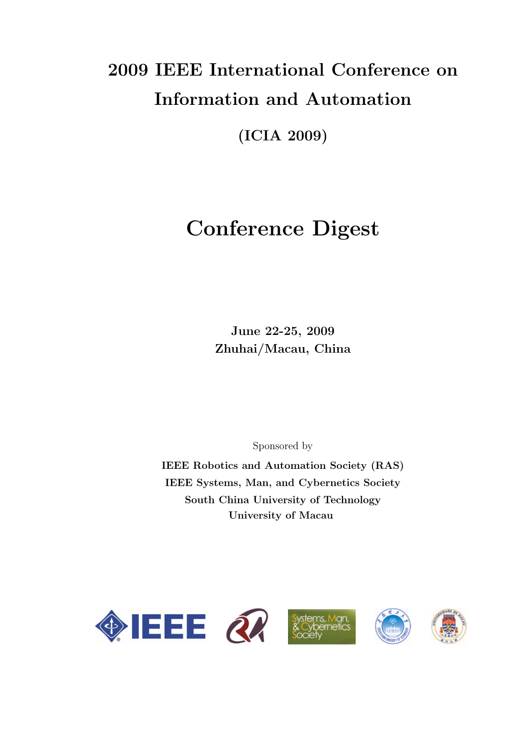 Conference Digest