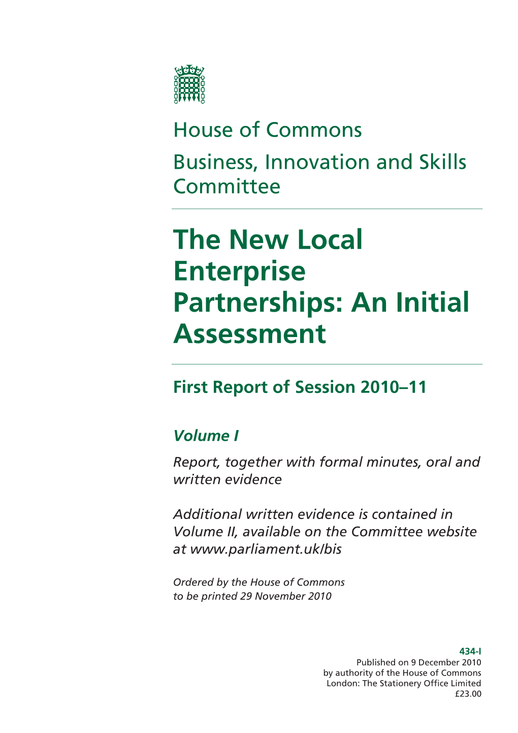 The New Local Enterprise Partnerships: an Initial Assessment