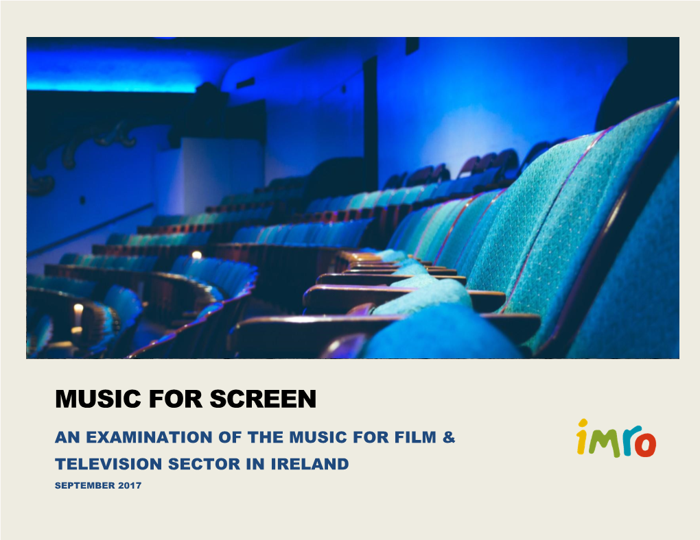 IMRO Music for Screen Report 2017