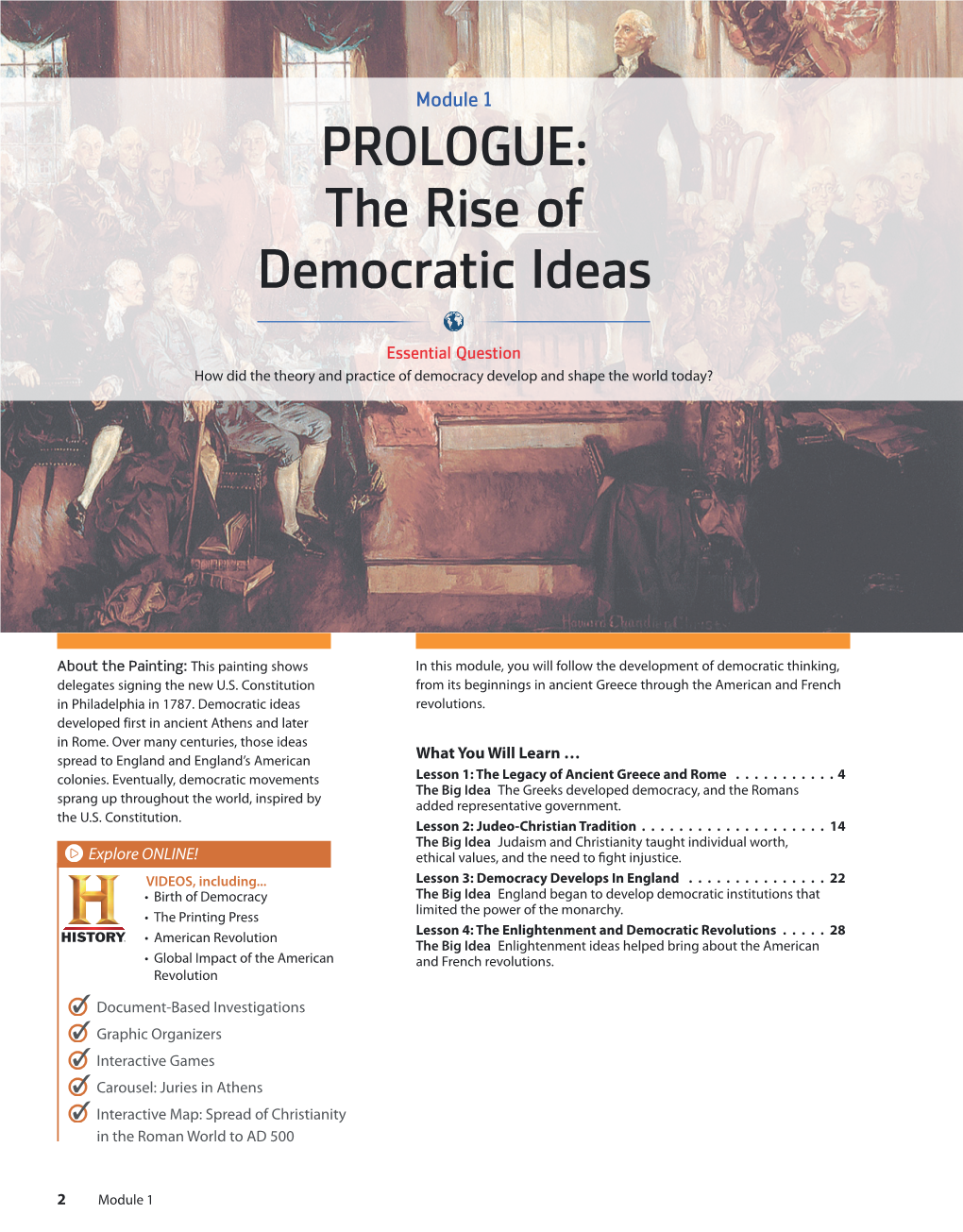 The Rise of Democratic Ideas