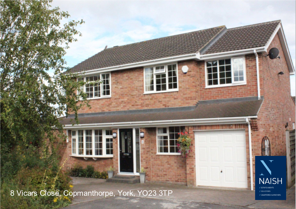 8 Vicars Close, Copmanthorpe, York, YO23 3TP