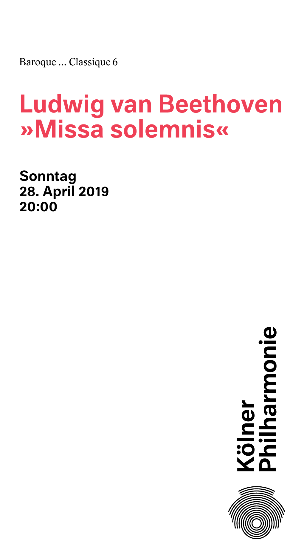 Missa Solemnis«