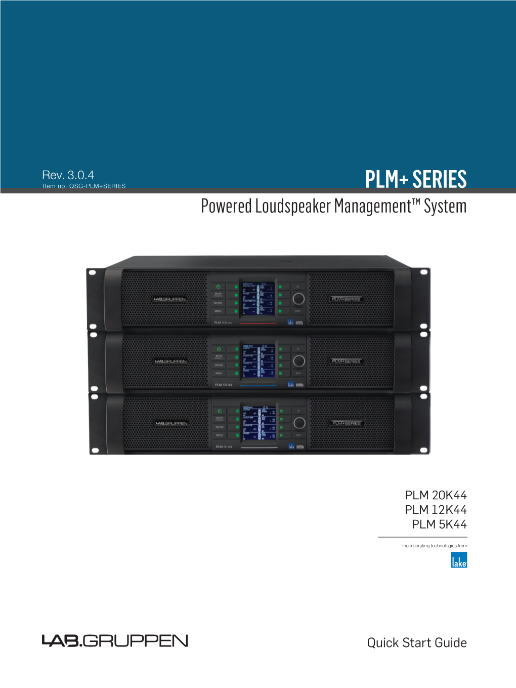 PLM+ SERIES Powered Loudspeaker Management™ System