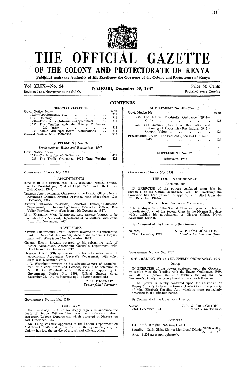 The Official Gazette