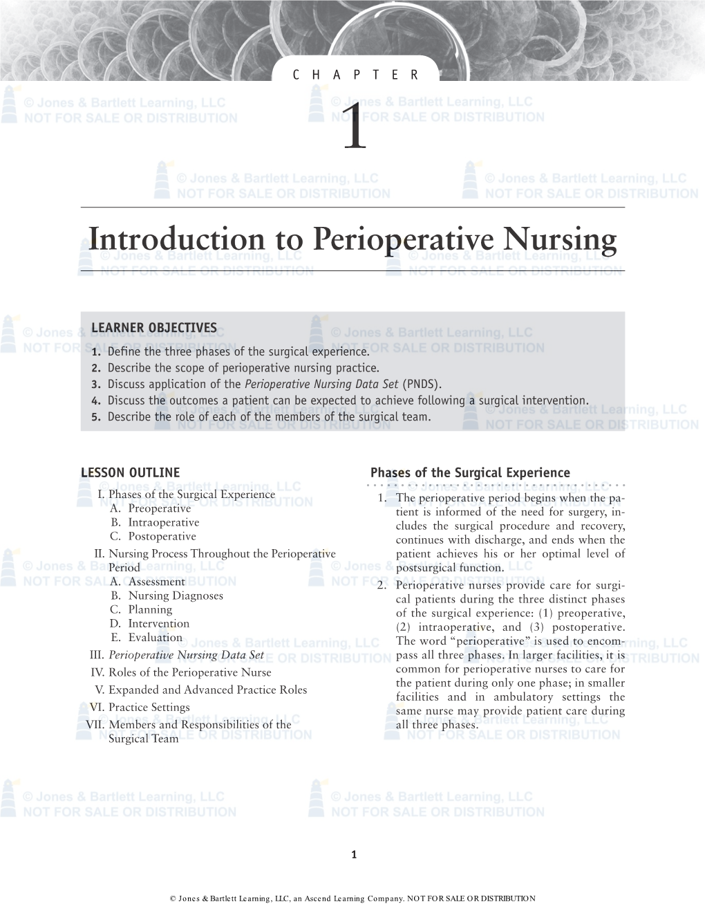 Introduction to Perioperative Nursing