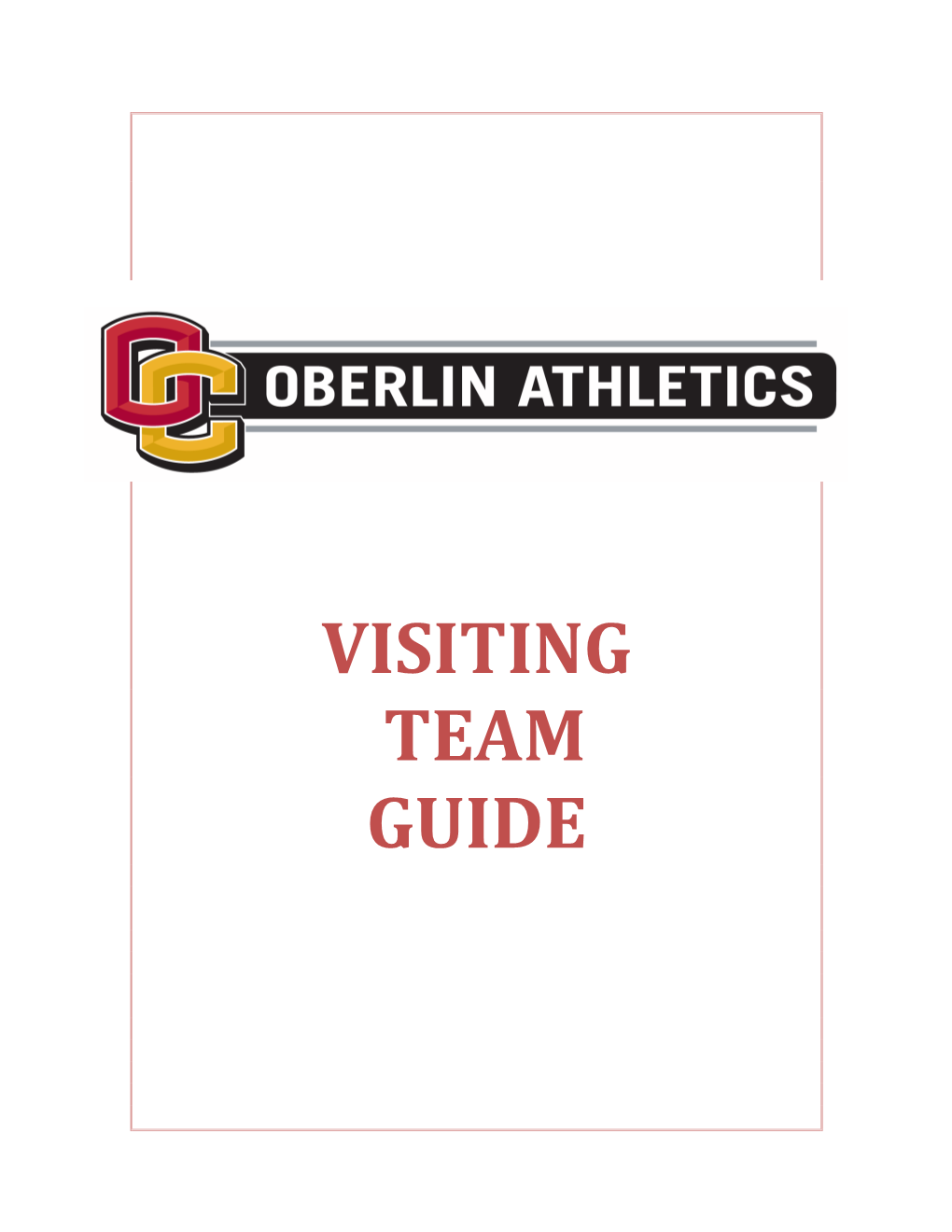 Visiting Team Guide