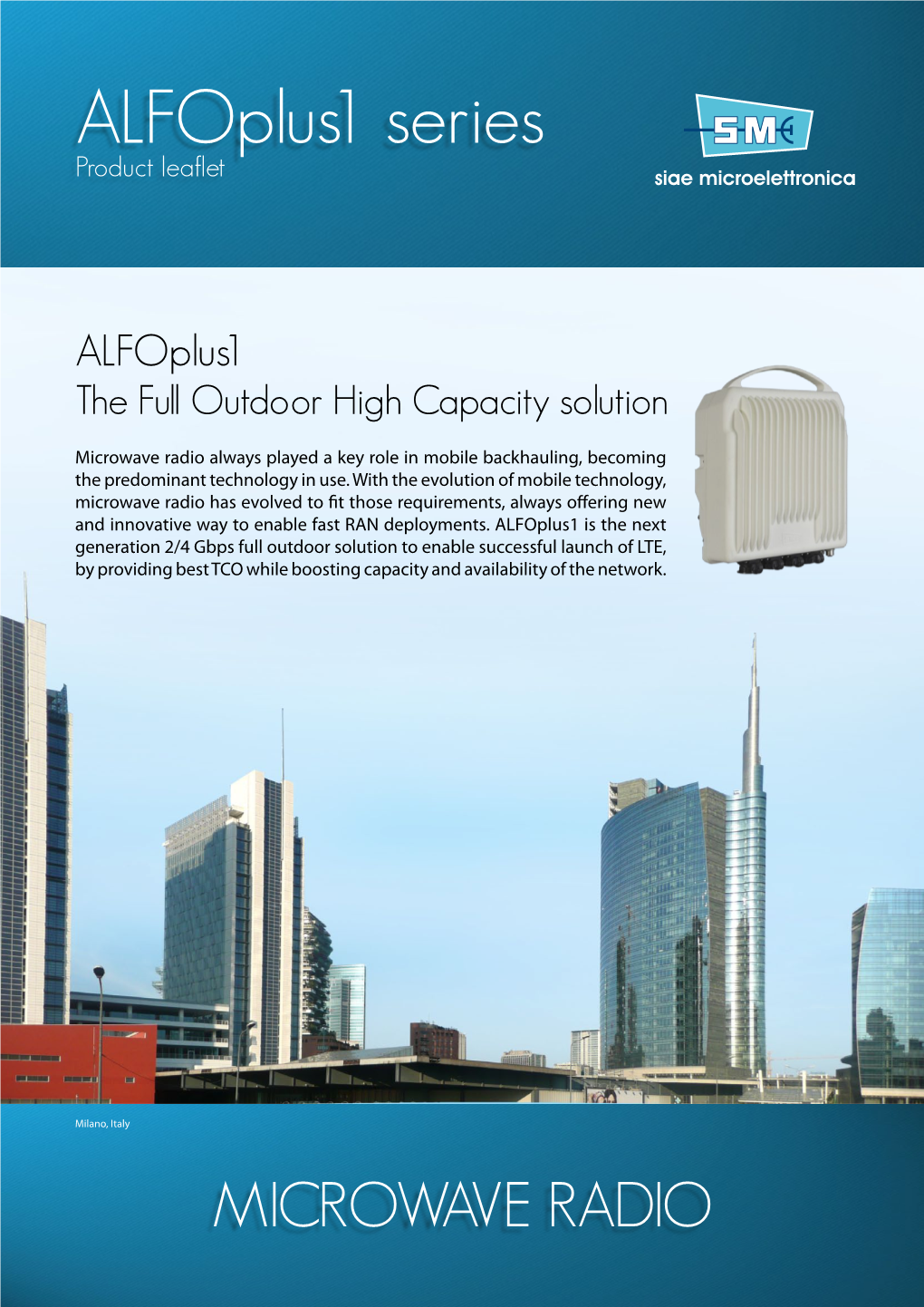 Alfoplus1 Series Product Leaflet